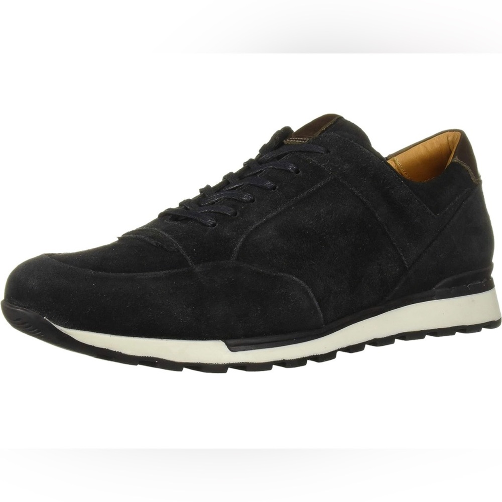 Brothers United Men's Leather Made in Brazil Trainer Sneaker shoes black NEW - Picture 2 of 5